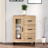 Vidaxl dressoir 69,5x34x90 cm bewerkt hout sonoma eikenkleurig