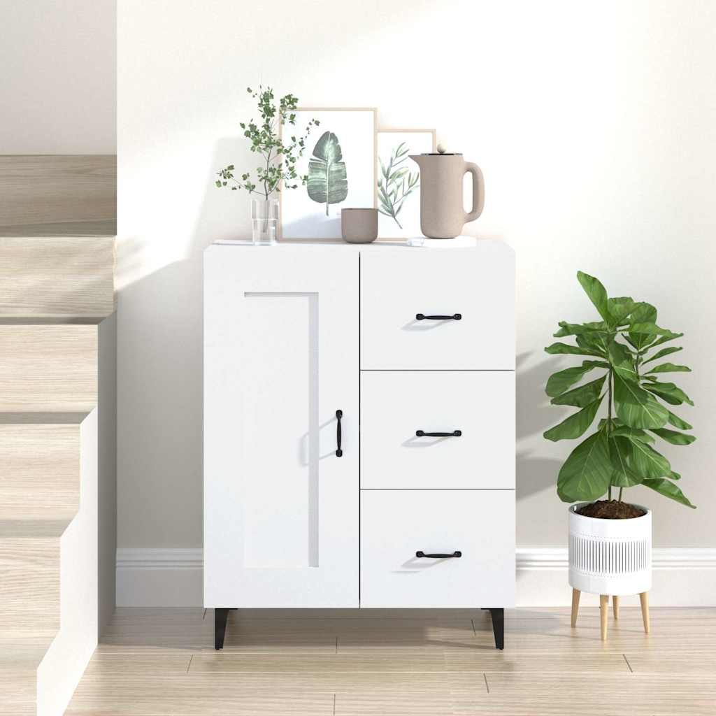 Vidaxl dressoir 69,5x34x90 cm bewerkt hout wit