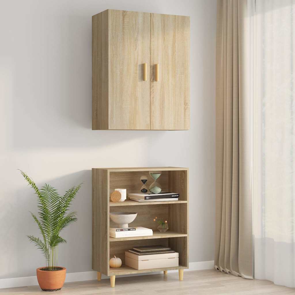 Vidaxl bovenkast 69,5x34x90 cm sonoma eikenkleurig