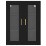 Vidaxl bovenkast 69,5x34x90 cm zwart