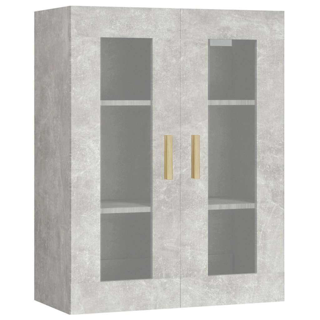 Vidaxl bovenkast 69,5x34x90 cm betongrijs