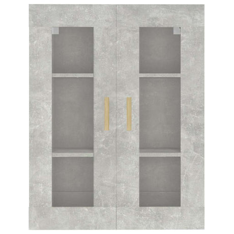 Vidaxl bovenkast 69,5x34x90 cm betongrijs