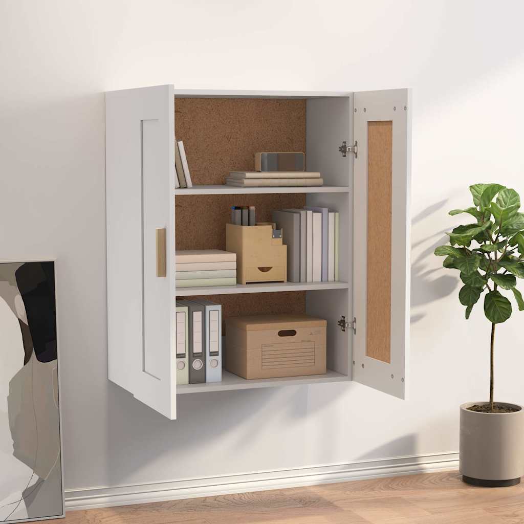 Vidaxl wandkast 69,5x32,5x90 cm bewerkt hout wit