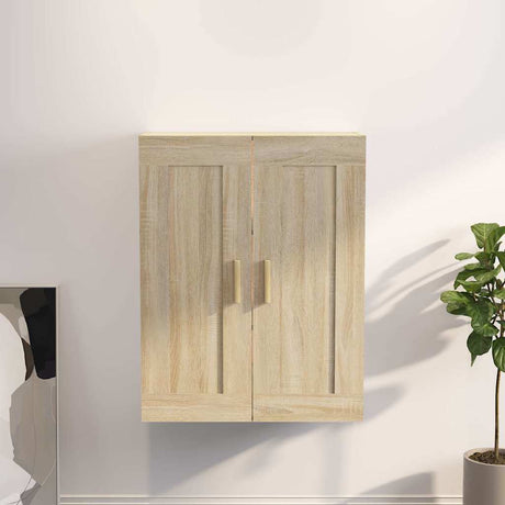 Vidaxl wandkast 69,5x32,5x90 cm bewerkt hout sonoma eikenkleurig