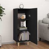 Vidaxl dressoir 34,5x34x90 cm bewerkt hout zwart