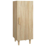 Vidaxl dressoir 34,5x34x90 cm bewerkt hout sonoma eikenkleurig