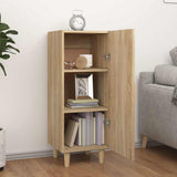 Vidaxl dressoir 34,5x34x90 cm bewerkt hout sonoma eikenkleurig