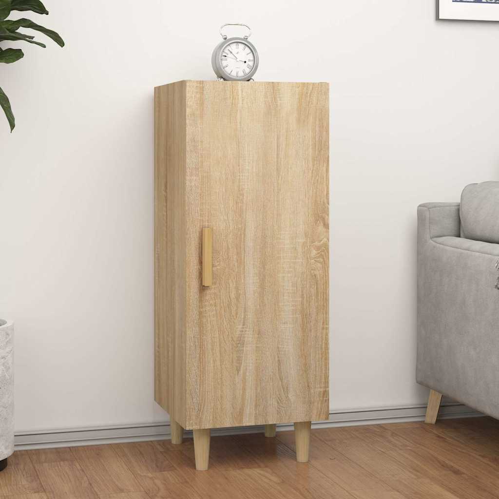 Vidaxl dressoir 34,5x34x90 cm bewerkt hout sonoma eikenkleurig