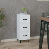 Vidaxl dressoir 34,5x34x90 cm bewerkt hout wit