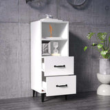 Vidaxl dressoir 34,5x34x90 cm bewerkt hout wit