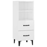 Vidaxl dressoir 34,5x34x90 cm bewerkt hout hoogglans wit
