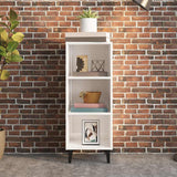 Vidaxl dressoir 34,5x32,5x90 cm bewerkt hout hoogglans wit
