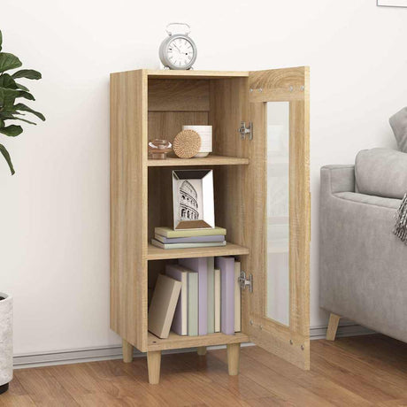 Vidaxl dressoir 34,5x34x90 cm bewerkt hout sonoma eiken