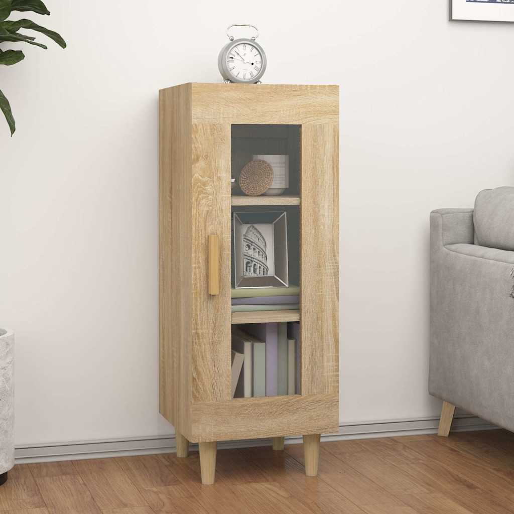 Vidaxl dressoir 34,5x34x90 cm bewerkt hout sonoma eiken