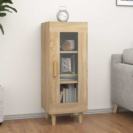Vidaxl dressoir 34,5x34x90 cm bewerkt hout sonoma eiken