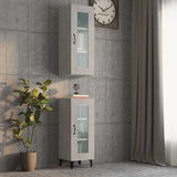 Vidaxl wandkast 34,5x34x90 cm betongrijs