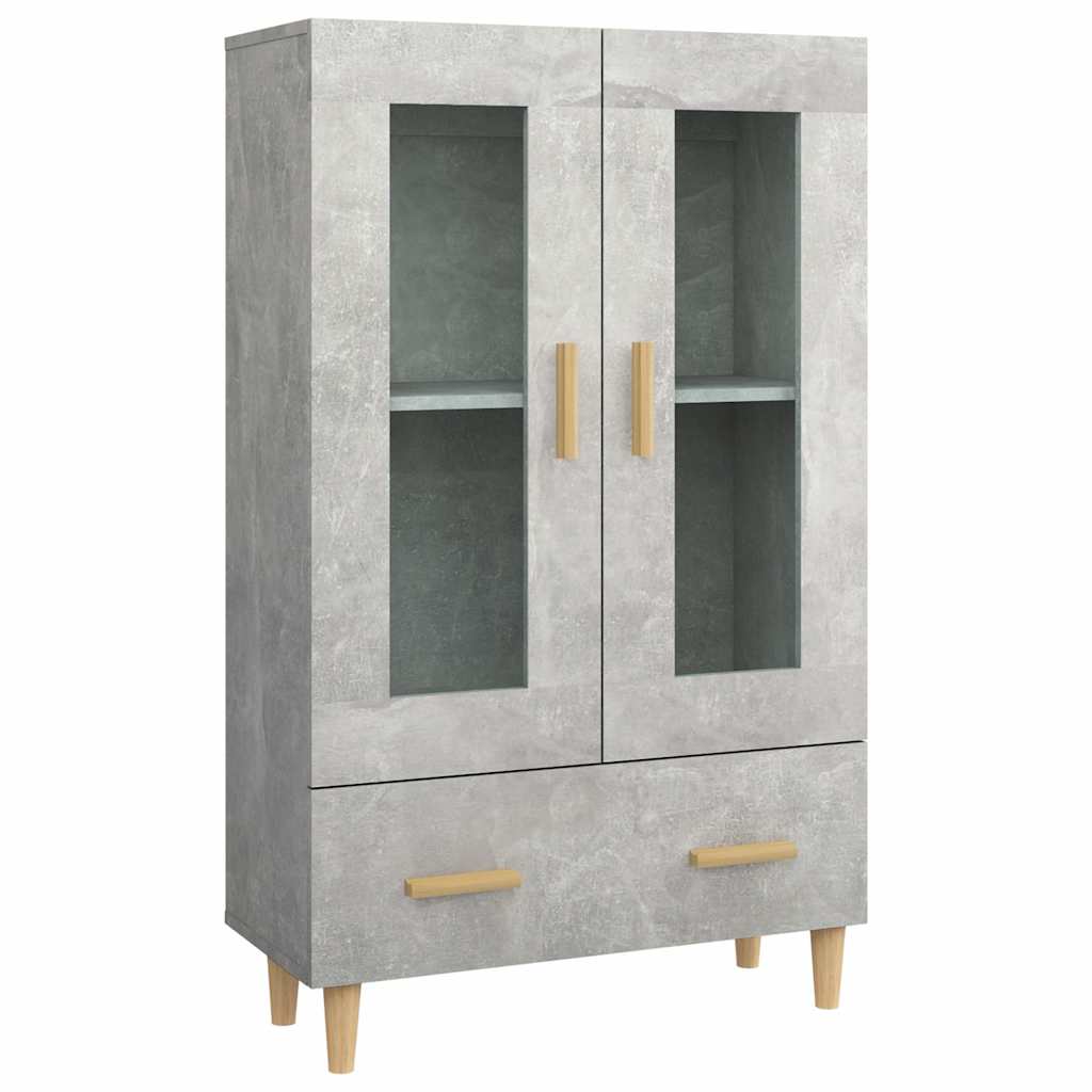 Vidaxl hoge kast 70x31x115 cm bewerkt hout betongrijs