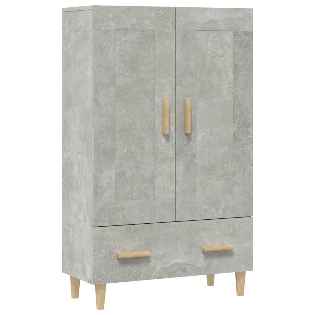 Vidaxl hoge kast 70x31x115 cm bewerkt hout betongrijs