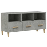 Vidaxl tv-meubel 102x36x50 cm bewerkt hout betongrijs