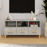 Vidaxl tv-meubel 102x36x50 cm bewerkt hout betongrijs