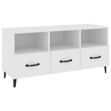 Vidaxl tv-meubel 102x35x50 cm bewerkt hout wit