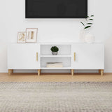 Vidaxl tv-meubel 150x30x50 cm bewerkt hout wit