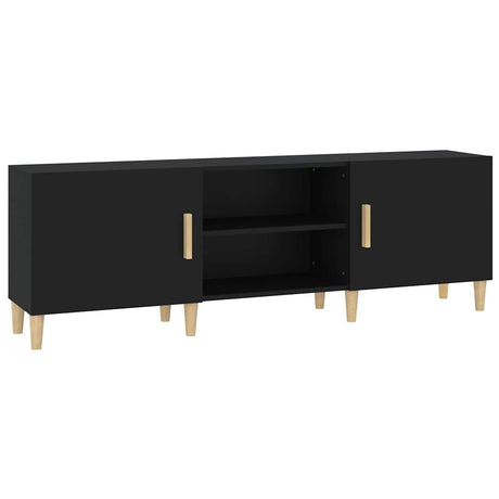 Vidaxl tv-meubel 150x30x50 cm bewerkt hout zwart