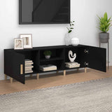 Vidaxl tv-meubel 150x30x50 cm bewerkt hout zwart