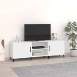 Vidaxl tv-meubel 150x30x50 cm bewerkt hout wit