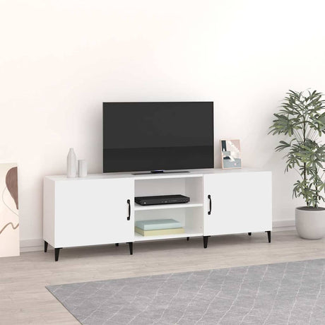 Vidaxl tv-meubel 150x30x50 cm bewerkt hout wit