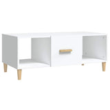 Vidaxl salontafel 102x50x40 cm bewerkt hout wit