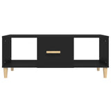 Vidaxl salontafel 102x50x40 cm bewerkt hout zwart