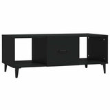 Vidaxl salontafel 102x50x40 cm bewerkt hout zwart