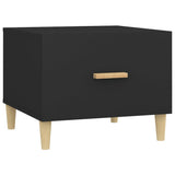 Vidaxl salontafel 50x50x40 cm bewerkt hout zwart