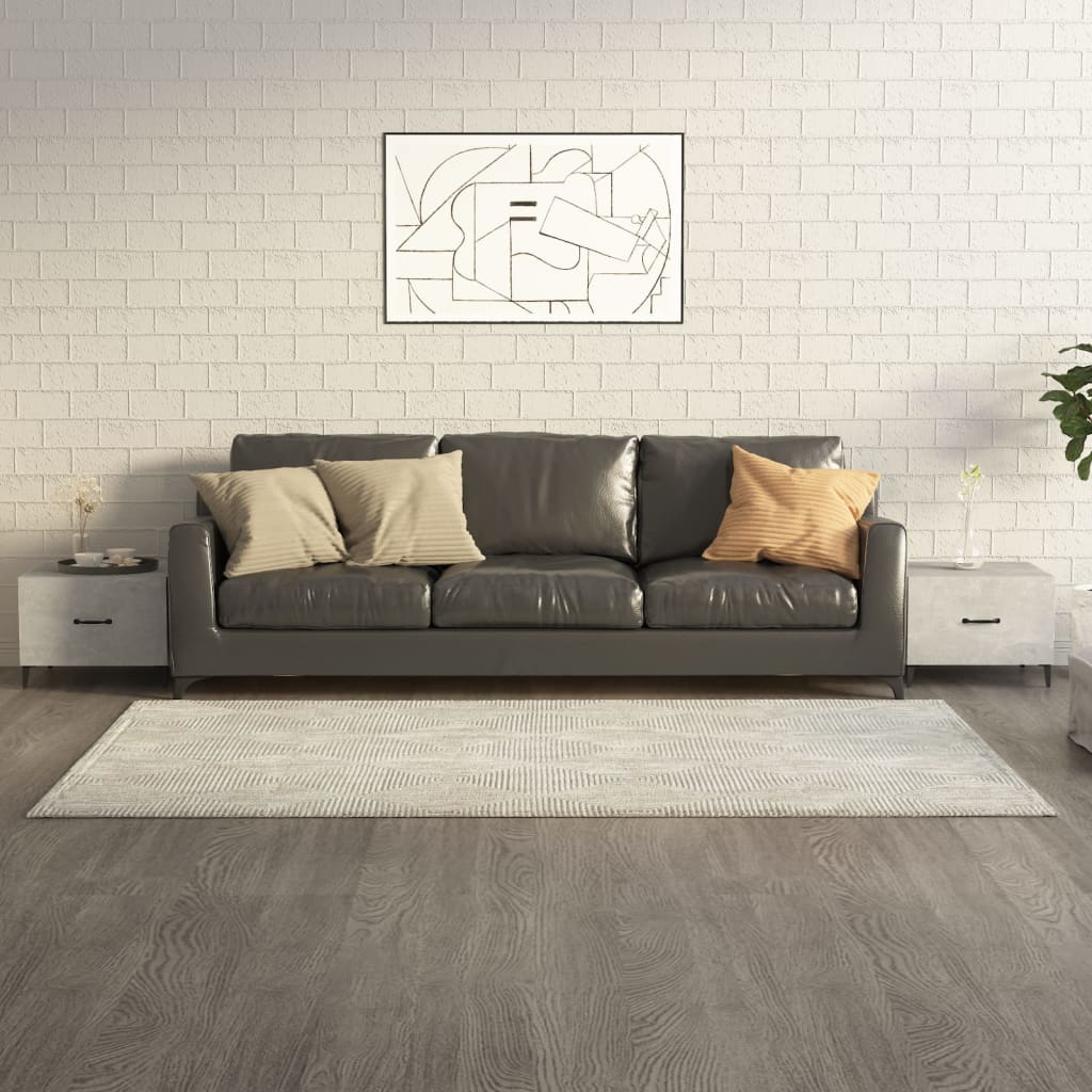 Vidaxl salontafel 2 st met metalen poten 50x50x40 cm betongrijs