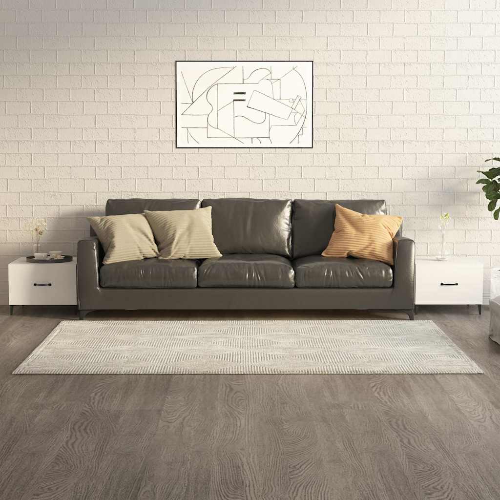 Vidaxl salontafels 2 st met metalen poten 50x50x40 cm hoogglans wit