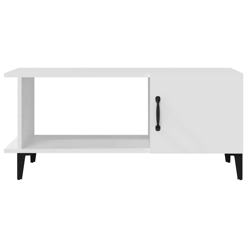 Vidaxl salontafel 90x50x40 cm bewerkt hout wit