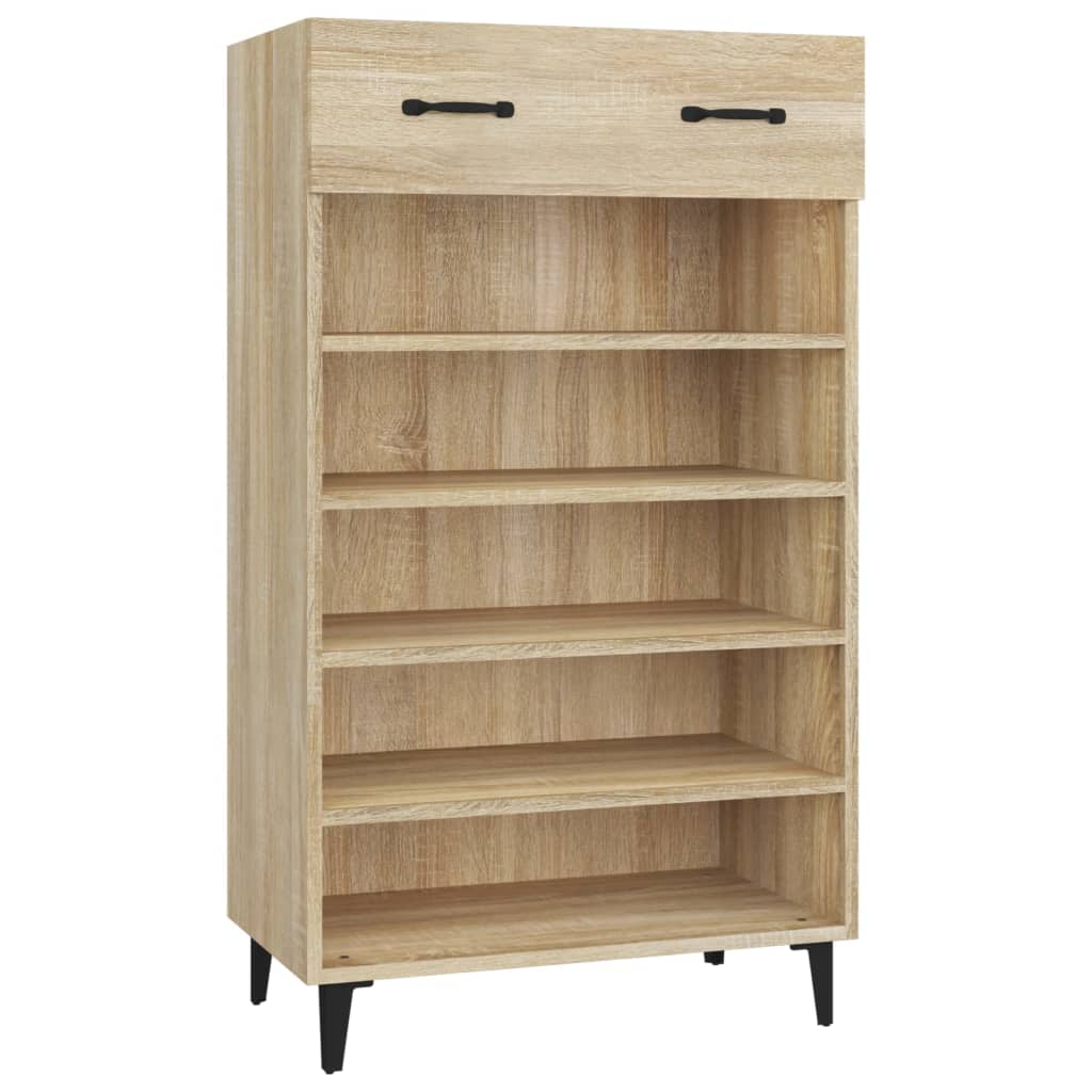 Vidaxl Schong Cabinet 60x33x105 cm Propertéiert Holz Sonoma Oak faarweg