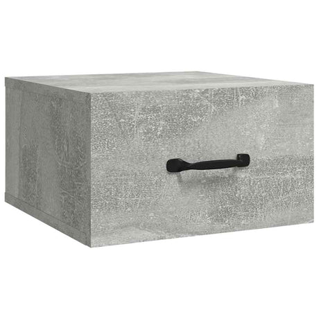 Vidaxl nachtkastje wandgemonteerd 35x35x20 cm betongrijs