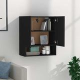 Vidaxl wandkast 60x31x70 cm bewerkt hout zwart