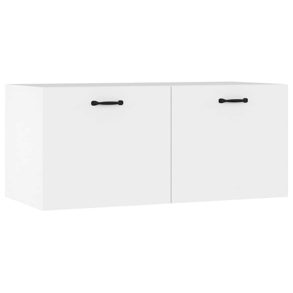 Vidaxl wandkast 80x36,5x35 cm bewerkt hout wit