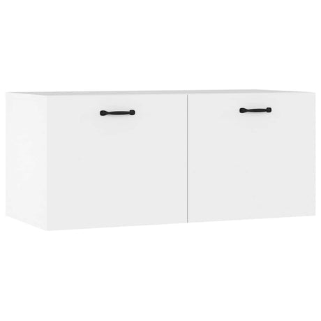 Vidaxl wandkast 80x36,5x35 cm bewerkt hout wit