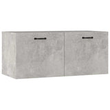 Vidaxl wandkast 80x36,5x35 cm bewerkt hout betongrijs