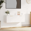 Vidaxl wandkast 100x36,5x35 cm bewerkt hout wit
