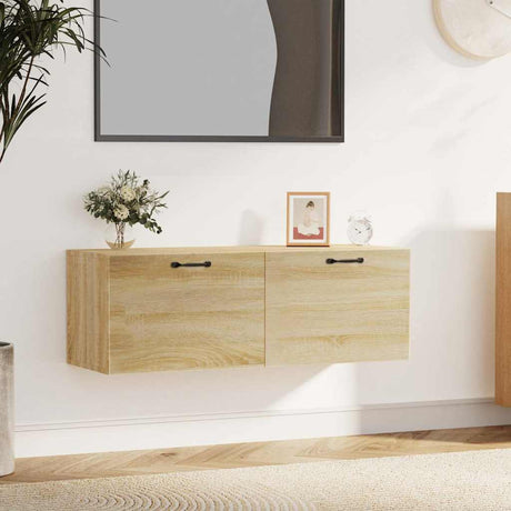Vidaxl wandkast 100x36,5x35 cm bewerkt hout sonoma eikenkleurig