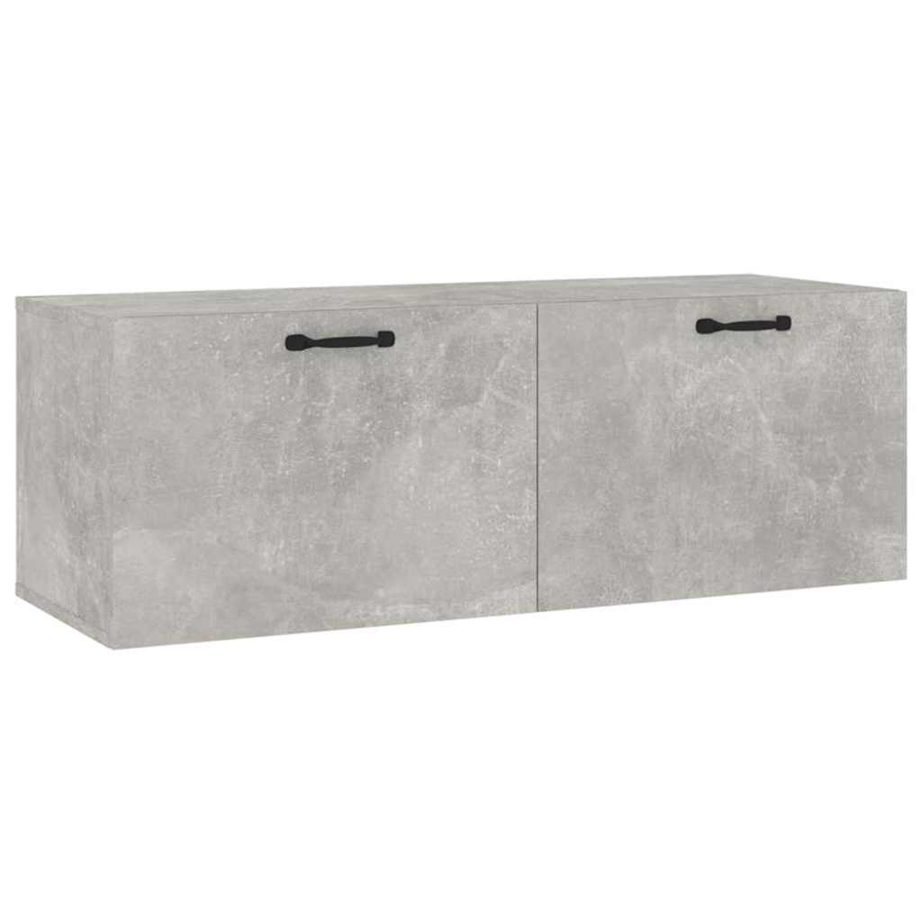 Vidaxl wandkast 100x36,5x35 cm bewerkt hout betongrijs