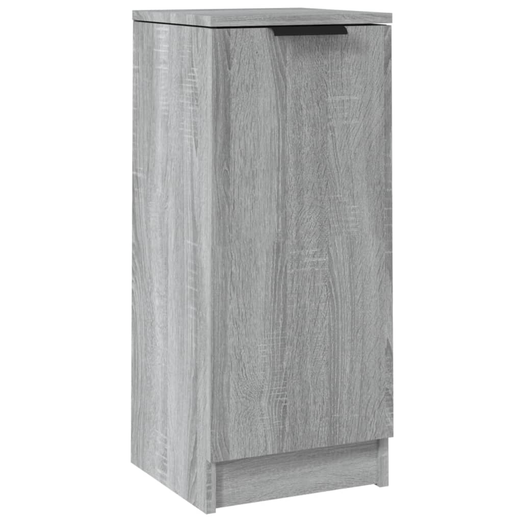 Vidaxl dressoir 30x30x70 cm bewerkt hout grijs sonoma eikenkleurig