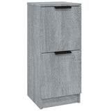Vidaxl dressoir 30x30x70 cm bewerkt hout grijs sonoma eikenkleurig