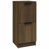 Vidaxl dressoir 30x30x70 cm bewerkt hout bruin eikenkleur