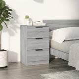 Vidaxl nachtkastje 40x36x65 cm grijs sonoma eikenkleurig